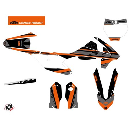 Kit Deco Moto Cross Breakout KTM 85 SX Noir Orange