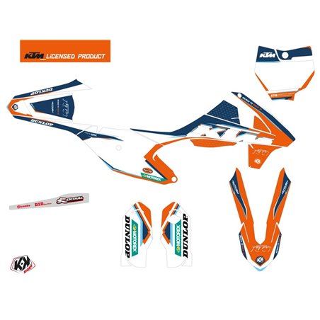 Kit Deco Moto Cross Origin-K22 KTM 85 SX Bleu