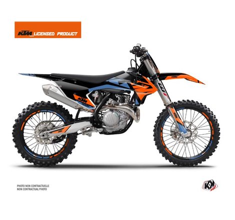 Kit Deco Moto Cross Skyline KTM 125 SX Bleu