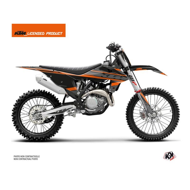 Kit Deco Moto Cross Breakout KTM 125 SX Noir Orange