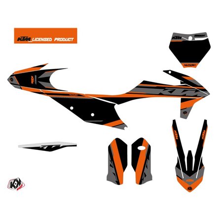 Kit Deco Moto Cross Breakout KTM 125 SX Noir Orange