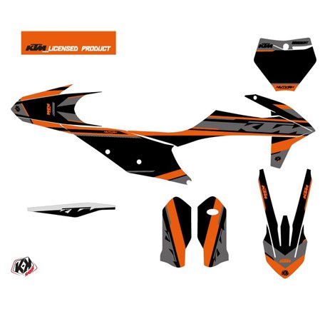 Kit Deco Moto Cross Breakout KTM 125 SX Noir Orange