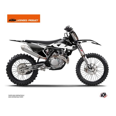 Kit Deco Moto Cross Retro KTM 125 SX Noir