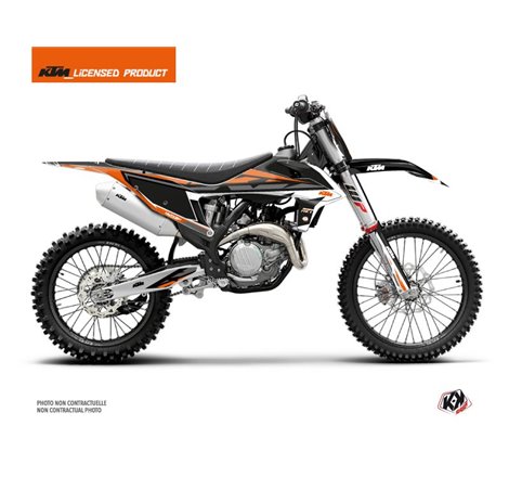 Kit Deco Moto Cross Rift KTM 125 SX Noir Orange