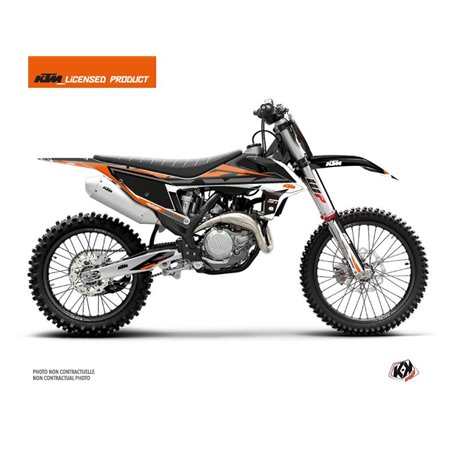 Kit Deco Moto Cross Rift KTM 125 SX Noir Orange