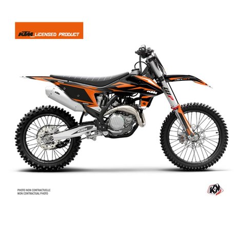 Kit Deco Moto Cross Trophy KTM 125 SX Noir Orange