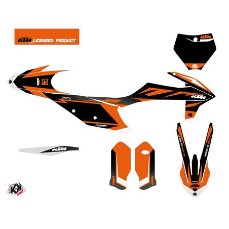 Kit Deco Moto Cross Trophy KTM 125 SX Noir Orange