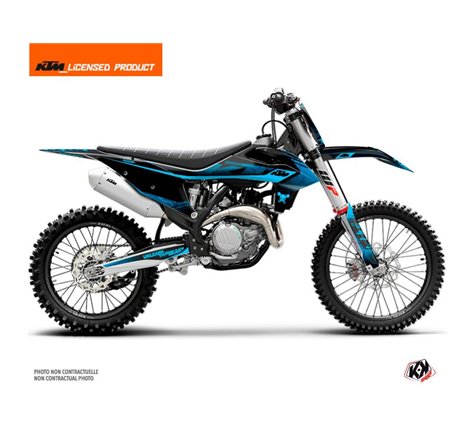 Kit Deco Moto Cross Replica Thomas Corsi 2020 KTM 125 SX Noir Bleu