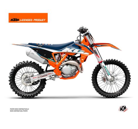 Kit Deco Moto Cross Origin-K22 KTM 125 SX Bleu