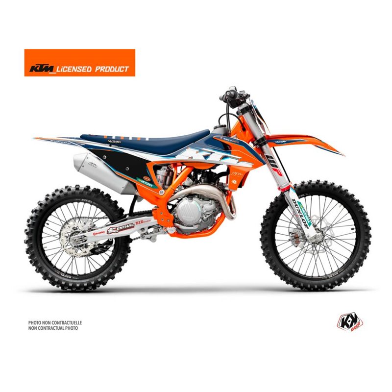 Kit Deco Moto Cross Origin-K22 KTM 125 SX Bleu