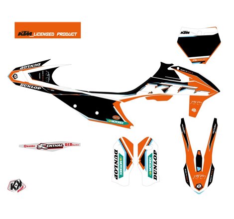 Kit Deco Moto Cross Origin-K22 KTM 125 SX Noir