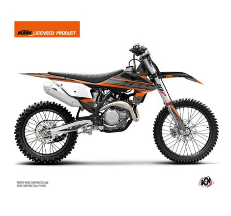 Kit Deco Moto Cross Breakout KTM 250 SX Noir Orange