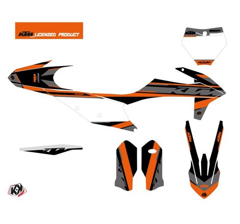 Kit Deco Moto Cross Breakout KTM 250 SX Noir Orange