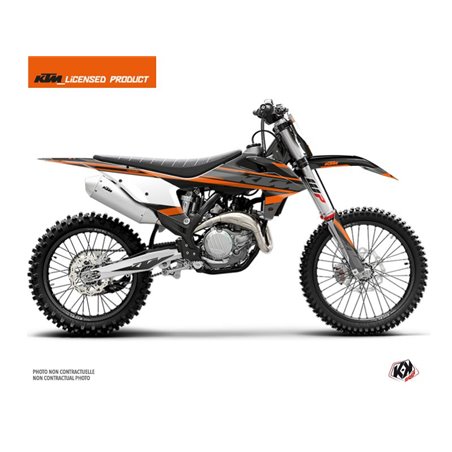 Kit Deco Moto Cross Breakout KTM 250 SX Noir Orange