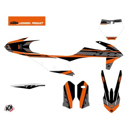 Kit Deco Moto Cross Breakout KTM 250 SX Noir Orange