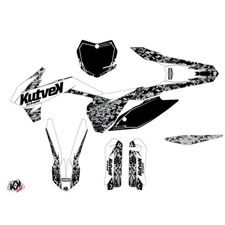 Kit Deco Moto Cross Predator KTM 250 SX Blanc