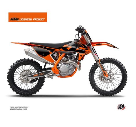Kit Deco Moto Cross Retro KTM 250 SXF Orange