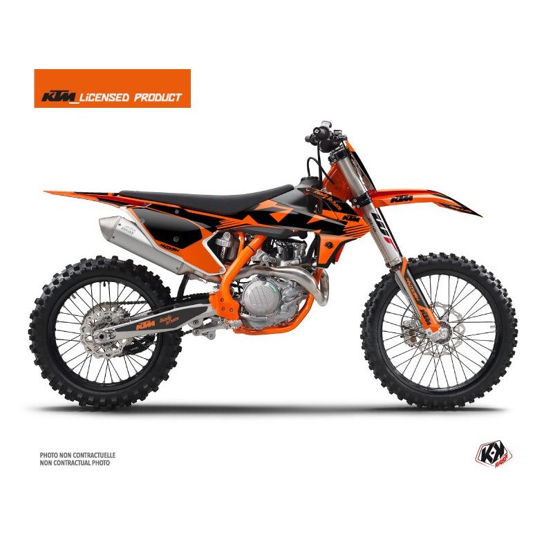 Kit Deco Moto Cross Retro KTM 250 SXF Orange