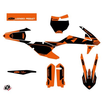 Kit Deco Moto Cross Retro KTM 250 SXF Orange