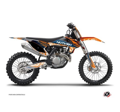 Kit Deco Moto Cross Eraser KTM 250 SXF Bleu Orange