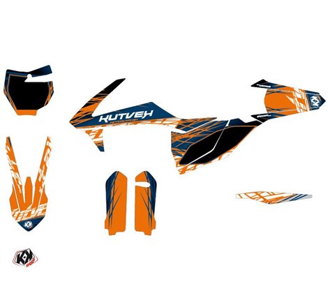 Kit Deco Moto Cross Eraser KTM 250 SXF Bleu Orange