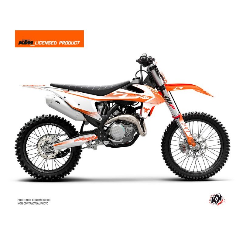 Kit Deco Moto Cross Replica Thomas Corsi 2020 KTM 350 SXF Orange