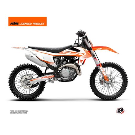 Kit Deco Moto Cross Replica Thomas Corsi 2020 KTM 350 SXF Orange