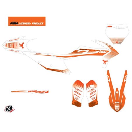 Kit Deco Moto Cross Replica Thomas Corsi 2020 KTM 350 SXF Orange