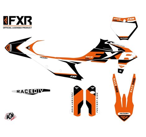 Kit Deco Moto Cross FXR N4 KTM 350 SXF Orange