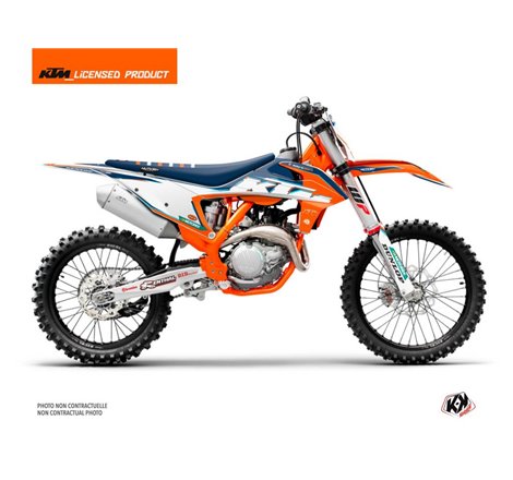 Kit Deco Moto Cross Origin-K22 KTM 350 SXF Bleu