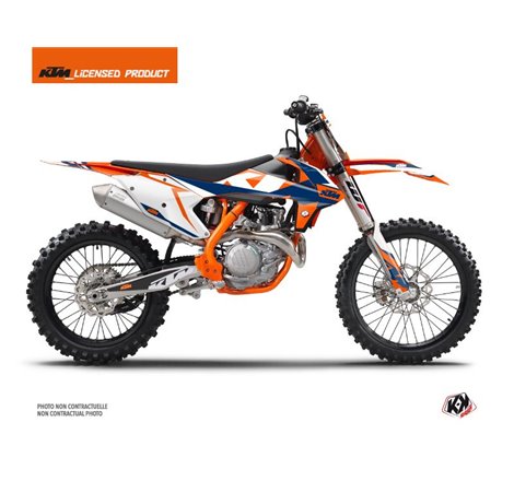 Kit Deco Moto Cross Gravity KTM 350 SXF Bleu