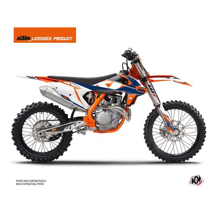 Kit Deco Moto Cross Gravity KTM 350 SXF Bleu