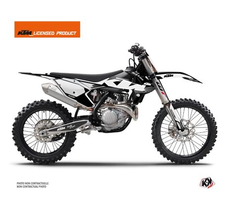 Kit Deco Moto Cross Retro KTM 350 SXF Noir
