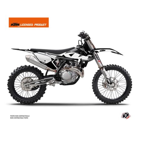 Kit Deco Moto Cross Retro KTM 350 SXF Noir