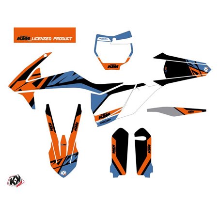 Kit Deco Moto Cross Skyline KTM 350 SXF Bleu