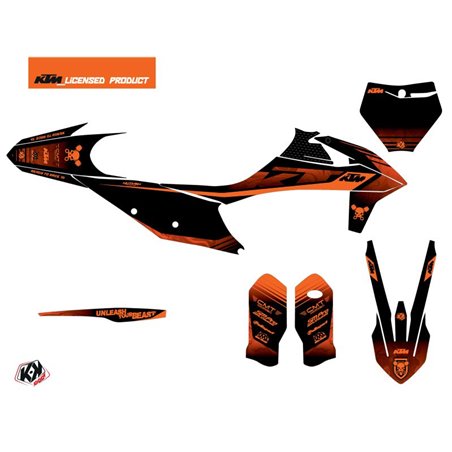 Kit Deco Moto Cross Replica Thomas Corsi 2020 KTM 350 SXF Noir Orange