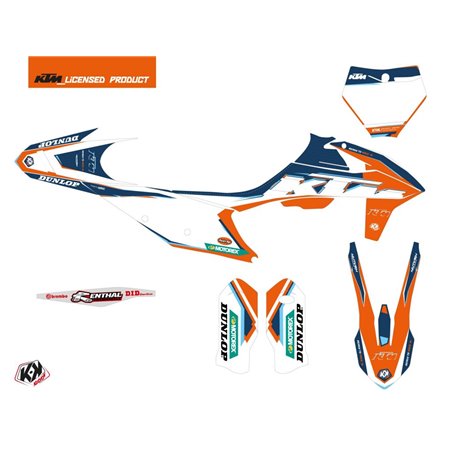 Kit Deco Moto Cross Origin-K22 KTM 350 SXF Bleu