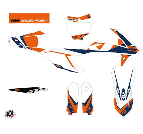 Kit Deco Moto Cross Gravity KTM 450 SXF Bleu