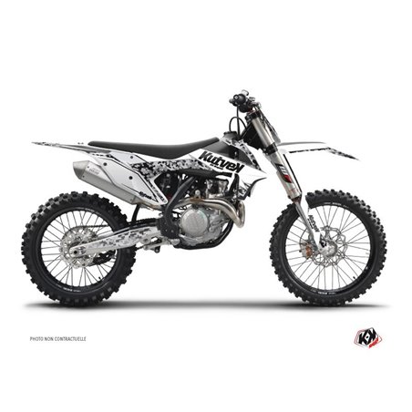 Kit Deco Moto Cross Predator KTM 450 SXF Blanc