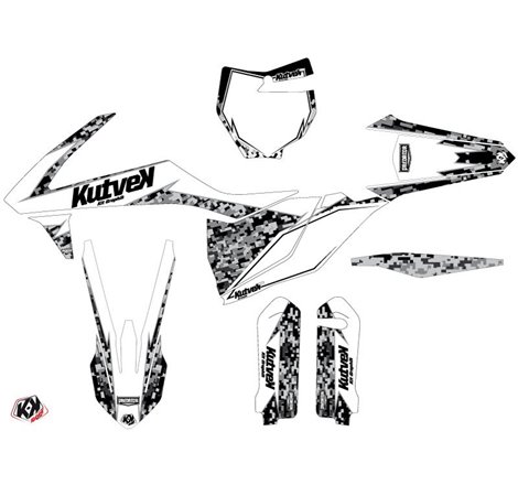 Kit Deco Moto Cross Predator KTM 450 SXF Blanc