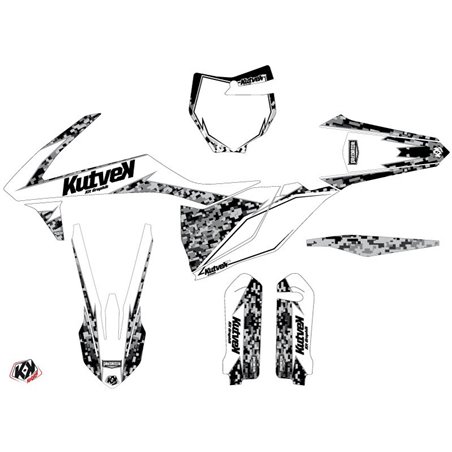 Kit Deco Moto Cross Predator KTM 450 SXF Blanc