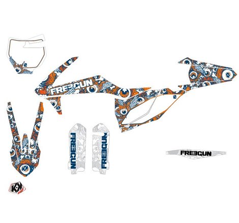 Kit Deco Moto Cross Freegun Eyed KTM 450 SXF Orange