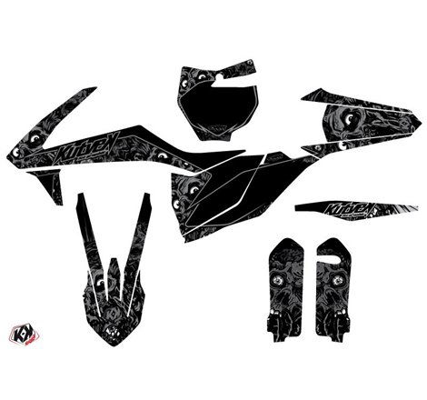 Kit Deco Moto Cross Zombies Dark KTM 450 SXF Noir