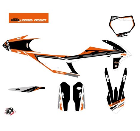Kit Deco Moto Cross Rift KTM 450 SXF Noir Orange