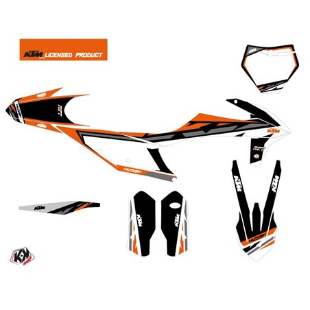 Kit Deco Moto Cross Rift KTM 450 SXF Noir Orange