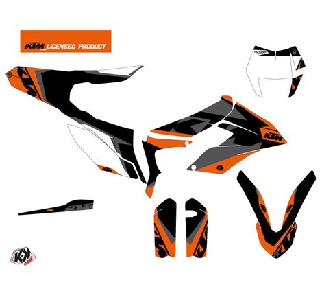 Kit Deco Moto Cross Gravity KTM 350 FREERIDE Orange