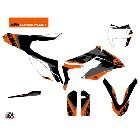 Kit Deco Moto Cross Gravity KTM 350 FREERIDE Orange