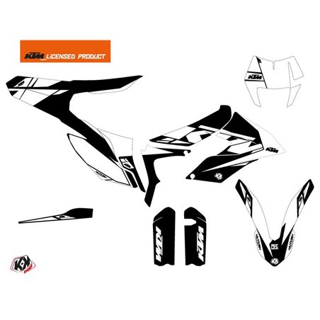 Kit Deco Moto Cross Reflex KTM 350 FREERIDE Blanc