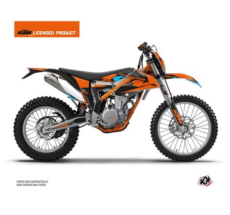 Kit Deco Moto Cross Reflex KTM 350 FREERIDE Orange