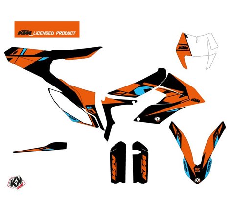Kit Deco Moto Cross Reflex KTM 350 FREERIDE Orange